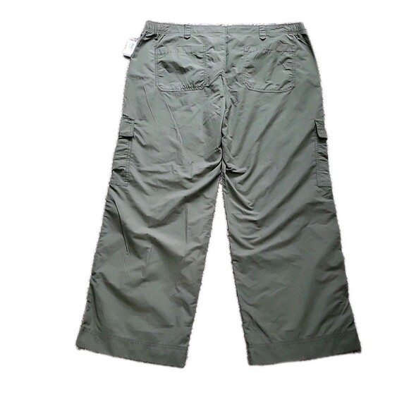 Old Navy Alpine Tundra Green Full Lngth Wide Leg Cargo Pants Women’s Size XL NWT - Picture 15 of 16